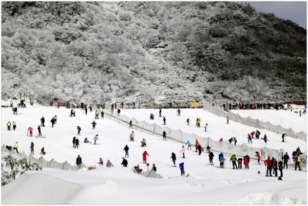 重慶金佛山滑雪學校(重慶唯一擁有霧凇奇觀的景區)